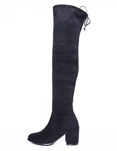 Knee High Elastic Boots - Secret Apparel