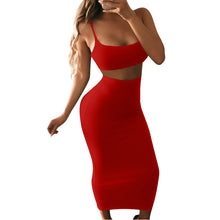 Load image into Gallery viewer, Two-Piece Spaghetti Strap Stretch Dress - Secret Apparel
