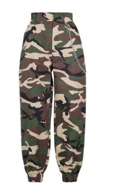 Cuffed Cargo Pants - Secret Apparel