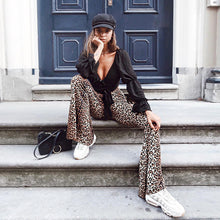 Load image into Gallery viewer, Animal Print Wide Leg Pants - Secret Apparel
