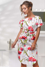 Load image into Gallery viewer, V-Neck Printed Dress - Secret Apparel
