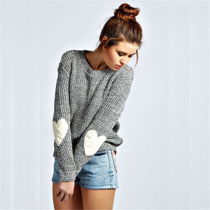 Round Neck Pullover Sweater - Secret Apparel