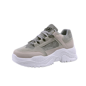 Chunky Sole Lace Trainers - Secret Apparel