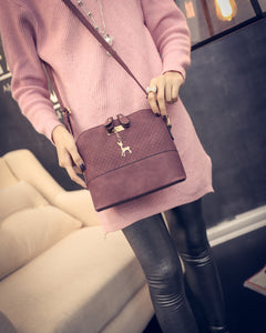 PU Leather Shoulder Bag - Secret Apparel