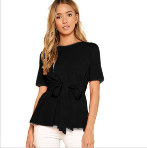 Short Sleeve Blouse - Secret Apparel