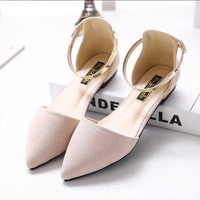 Pointed Toe Ankle Strap Pumps - Secret Apparel