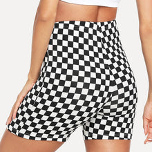 Load image into Gallery viewer, Chess Print Yoga Shorts - Secret Apparel
