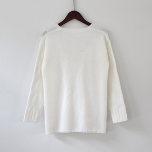 Off Shoulder Knitted Pullover Jumper Sweater - Secret Apparel