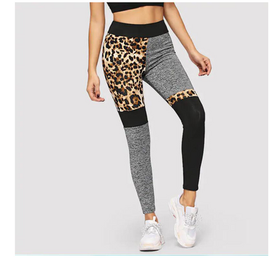 Leopard Print Fitness Leggings - Secret Apparel