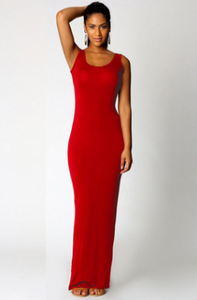 Sleeveless Bodycon Maxi Dress - Secret Apparel