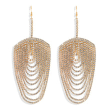 Load image into Gallery viewer, Crystal Tassel Earrings - Secret Apparel
