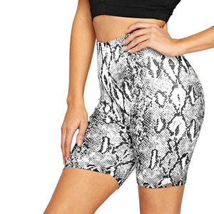 High Waist Printed Short Pants - Secret Apparel