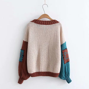 Lantern Sleeve Sweater - Secret Apparel