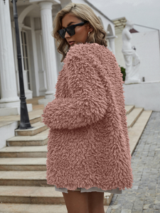 Women Faux Fur Long Coat