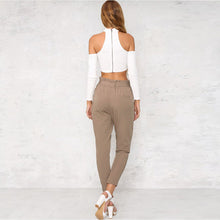 Load image into Gallery viewer, Tie-Waist Pencil Pants - Secret Apparel
