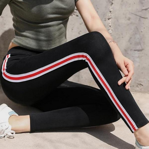 Stretchable Side Strip Pants - Secret Apparel