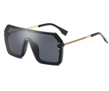 Load image into Gallery viewer, Siamese Oversize Square SunGlasses - Secret Apparel
