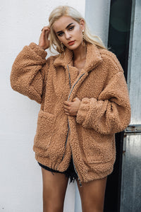 Plush Warm Loose Jacket - Secret Apparel