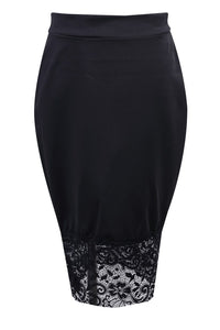 High Waist Pencil Skirt - Secret Apparel