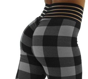 Check Yoga Pants - Secret Apparel