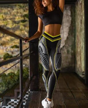 Load image into Gallery viewer, Printed fitness leggings - Secret Apparel
