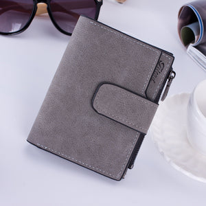 Suede Zipper Wallet - Secret Apparel