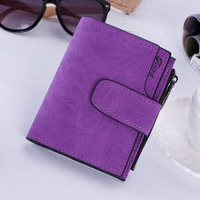 Load image into Gallery viewer, Suede Zipper Wallet - Secret Apparel
