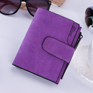 Suede Zipper Wallet - Secret Apparel