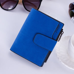 Suede Zipper Wallet - Secret Apparel