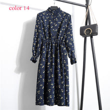 Load image into Gallery viewer, Long Sleeve Floral Print Dress - Secret Apparel
