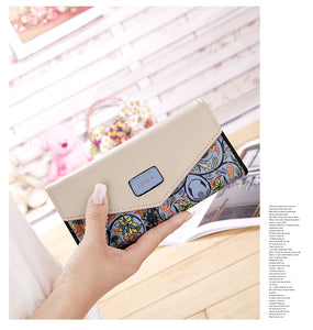 Floral Print Wallet - Secret Apparel