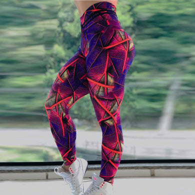 Digital Print Fitness Leggings - Secret Apparel