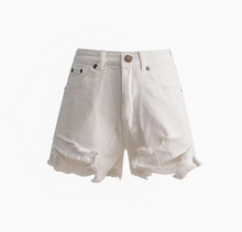 Load image into Gallery viewer, Ripped Jeans Shorts - Secret Apparel
