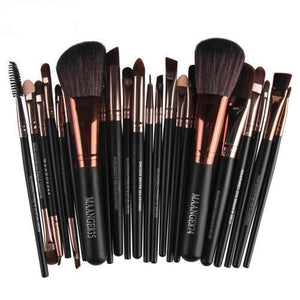 22 Piece Cosmetic Makeup Brush Set - Secret Apparel