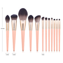 Load image into Gallery viewer, Pink Makeup Brush Set - Secret Apparel
