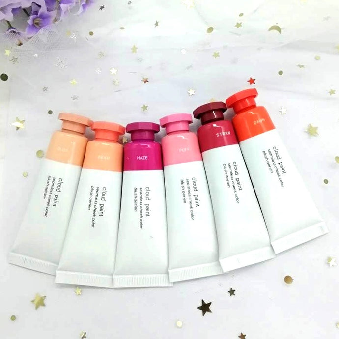 Six Color Cloud Paint Waterproof Liquid Blush - Secret Apparel