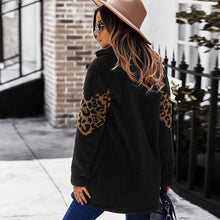 Load image into Gallery viewer, Warm Fur Animal Print Patch Coat - Secret Apparel
