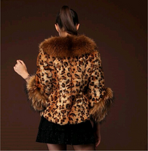 Load image into Gallery viewer, Leopard Print Fur Warm Coat - Secret Apparel
