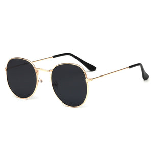 Metallic Frame Sunglasses - Secret Apparel