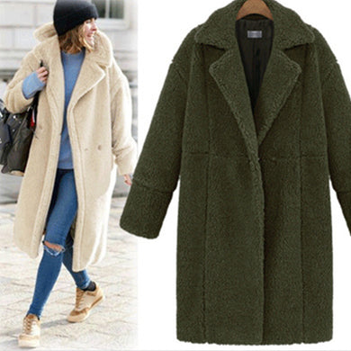 Warm Wool Long Coat - Secret Apparel