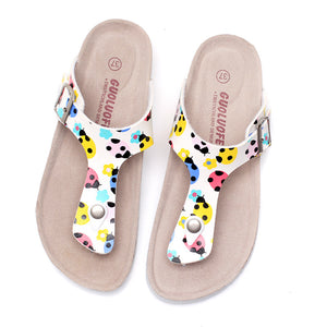 Printed Summer Flip Flops - Secret Apparel