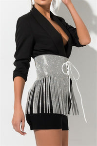 Bling Strap Skirt - Secret Apparel