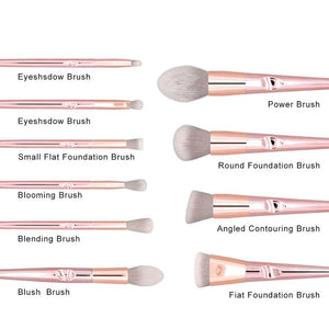 10 PCS Makeup brush set - Secret Apparel