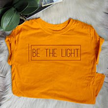 Load image into Gallery viewer, Be the light lettered t-shirt top - Secret Apparel
