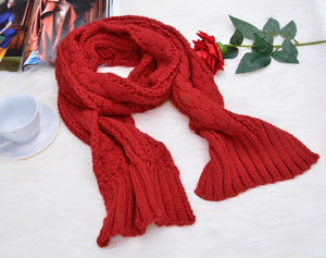 Warm Wool Scarf and Hat Set - Secret Apparel