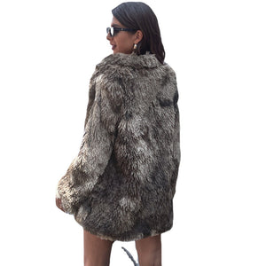 Warm Faux Fur Jacket Plush - Secret Apparel