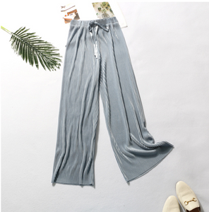 Pleated wide-leg trousers - Secret Apparel