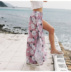 Chiffon Sarong Maxi Skirt - Secret Apparel