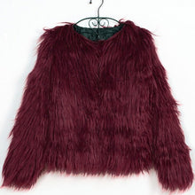 Load image into Gallery viewer, Fluffy Faux Fur Coat - Secret Apparel
