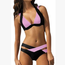 Load image into Gallery viewer, Colour Split Swimsuit - Secret Apparel
